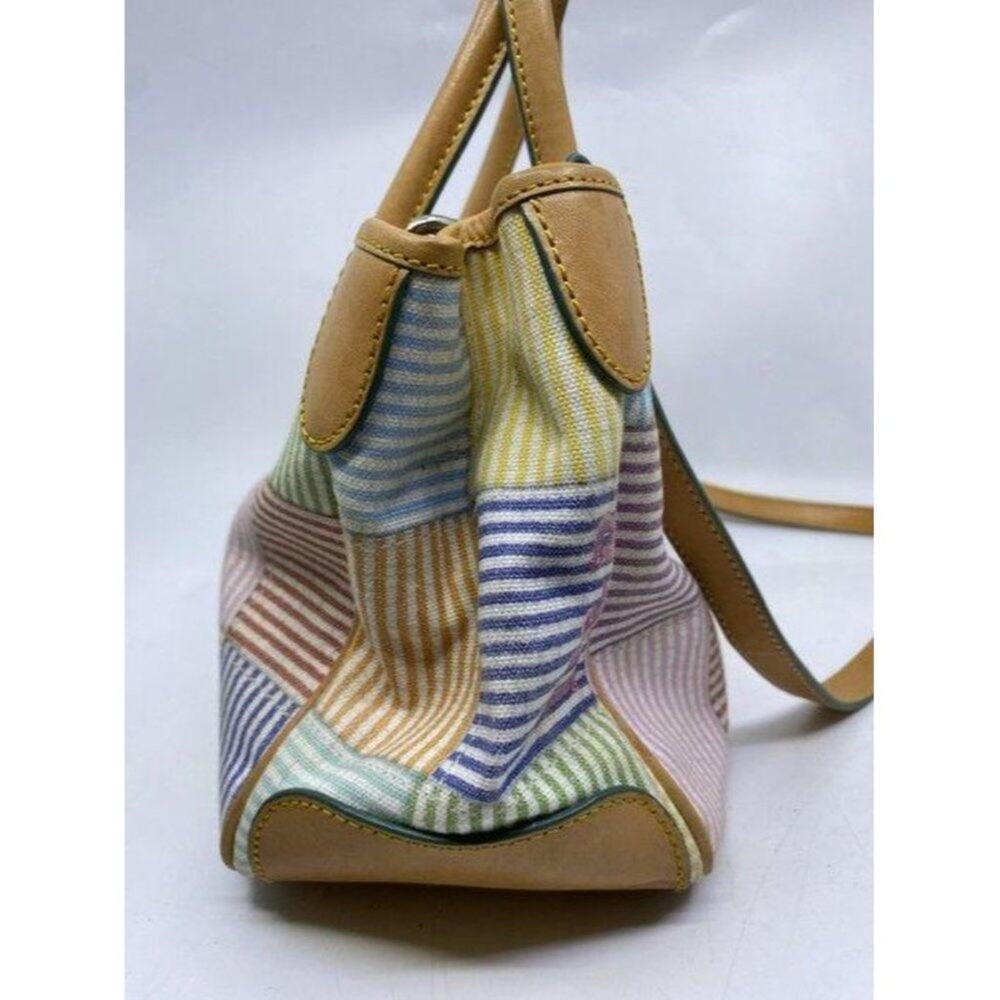 dooney and bourke handbag w strap multicolor canva - Picture 2 of 12